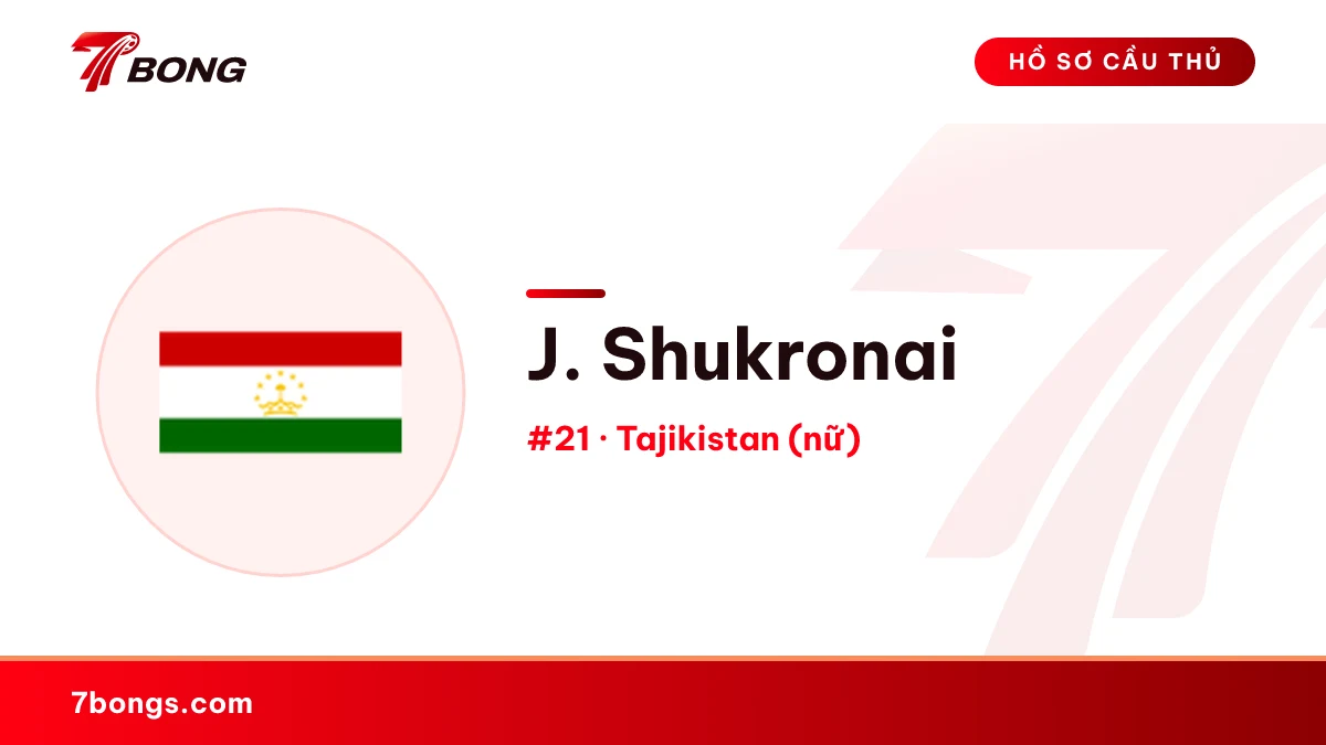 J. Shukronai — Tajikistan (nữ)