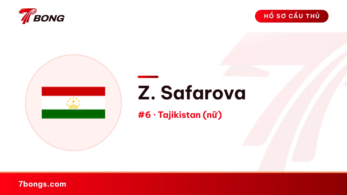 Z. Safarova — Tajikistan (nữ)