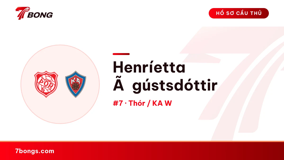 Henríetta Ãgústsdóttir — Thór / KA W