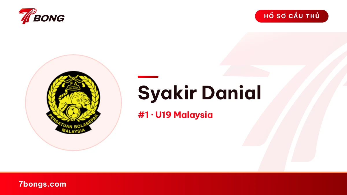 Syakir Danial — U19 Malaysia