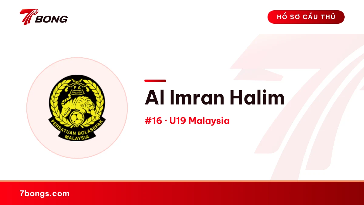 Al Imran Halim — U19 Malaysia
