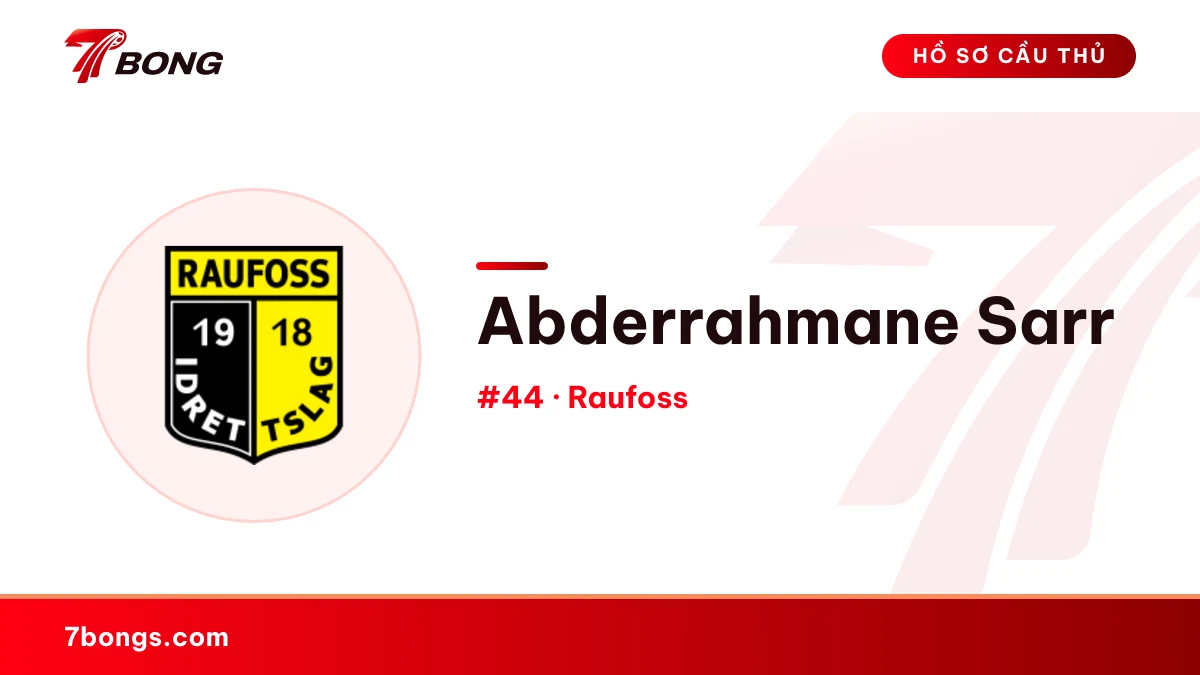 Abderrahmane Sarr — Raufoss