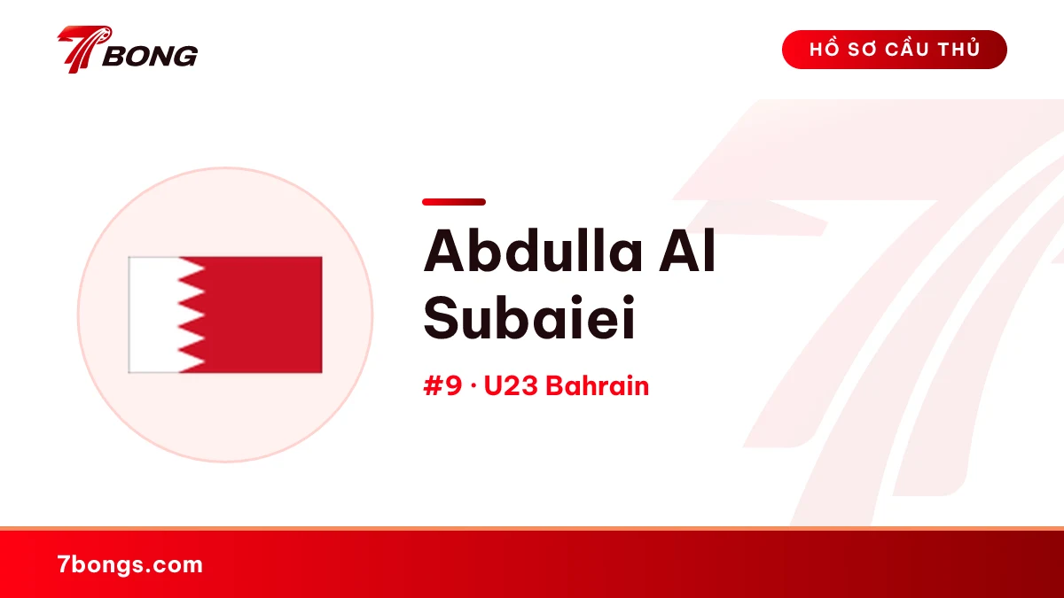 Abdulla Al Subaiei — U23 Bahrain