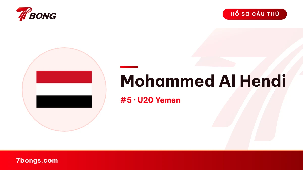 Mohammed Al Hendi — U20 Yemen