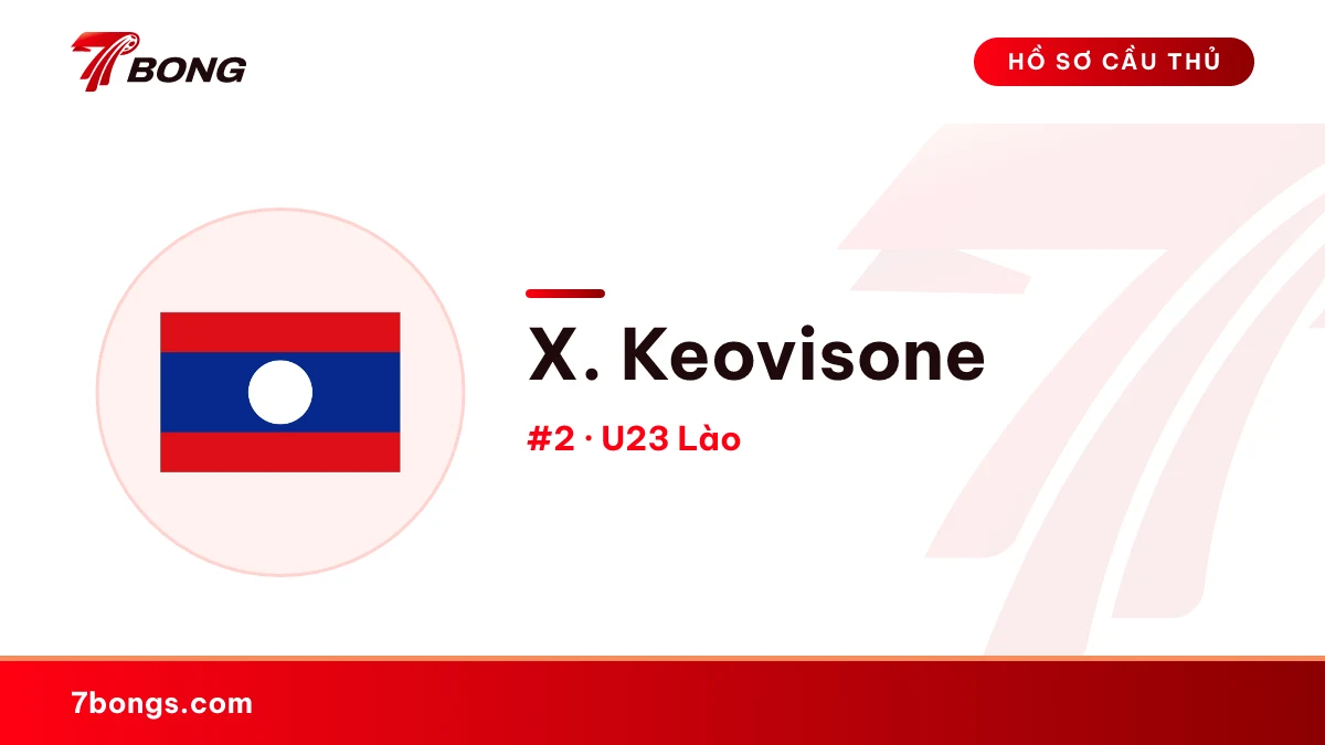 X. Keovisone — U23 Lào