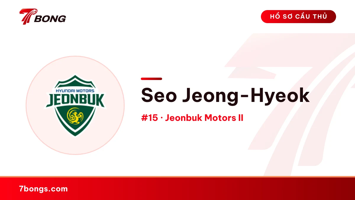 Seo Jeong-Hyeok — Jeonbuk Motors II