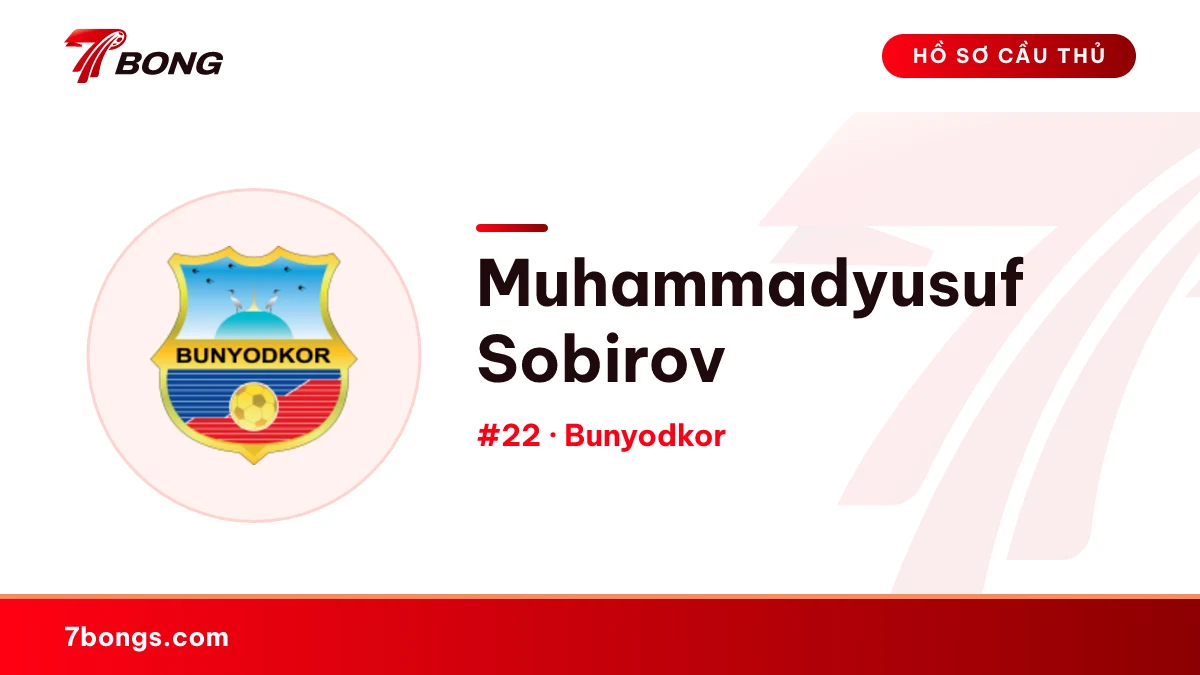 Muhammadyusuf Sobirov — Bunyodkor