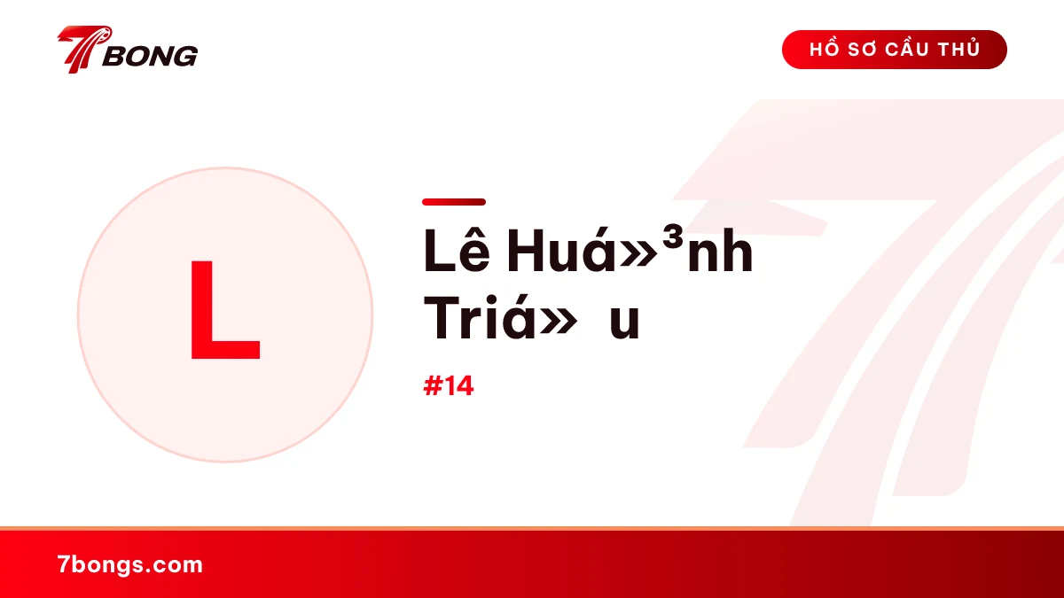 Lê Huá»³nh Triá»u