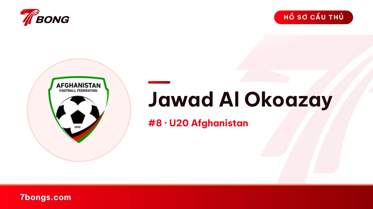 Jawad Al Okoazay — U20 Afghanistan