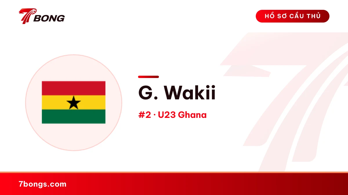 G. Wakii — U23 Ghana