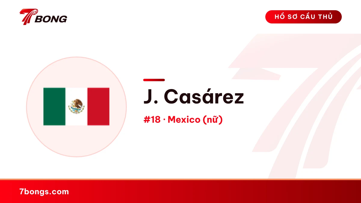 J. Casárez — Mexico (nữ)