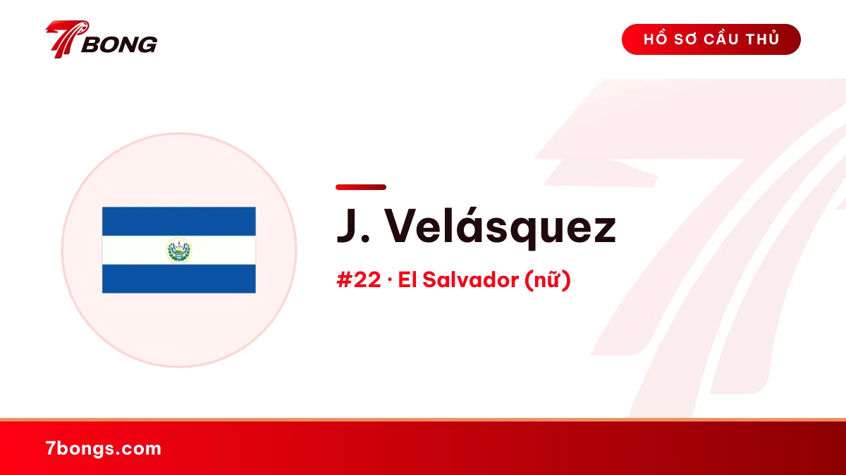 J. Velásquez — El Salvador (nữ)