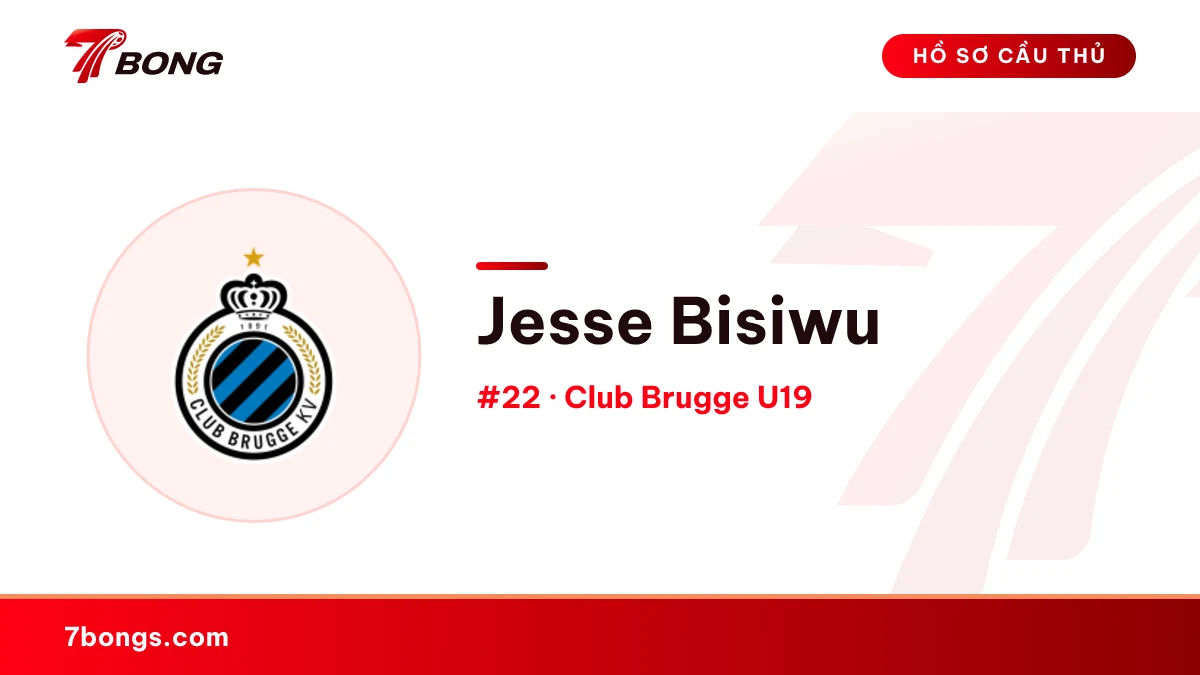 Jesse Bisiwu — Club Brugge U19