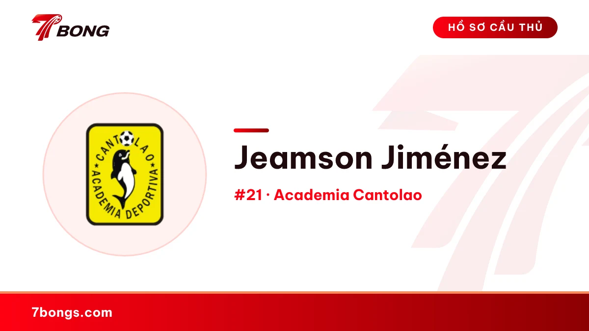Jeamson Jiménez — Academia Cantolao