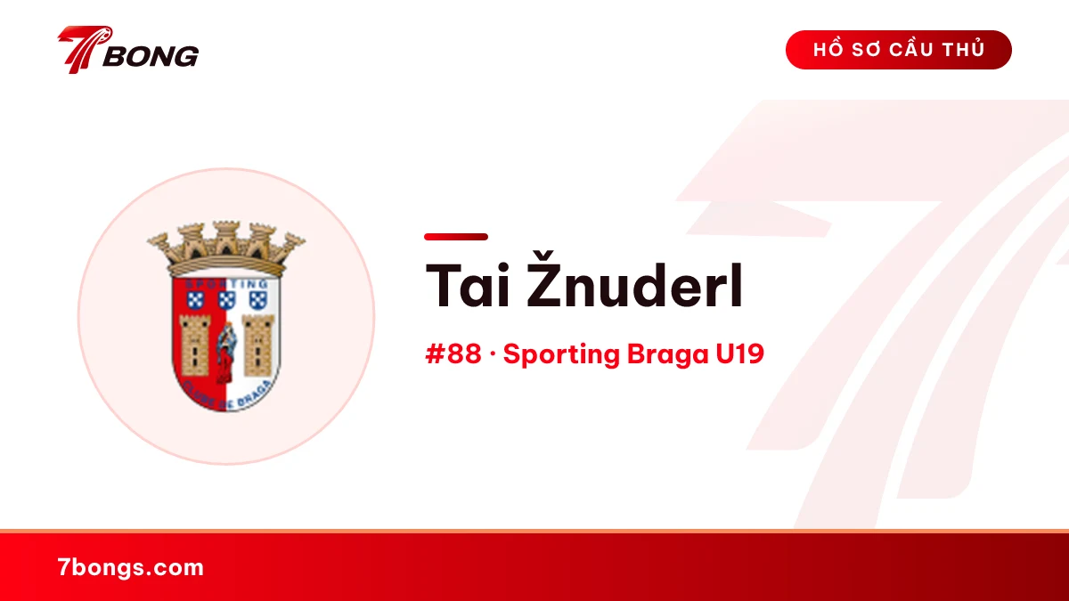 Tai Žnuderl — Sporting Braga U19