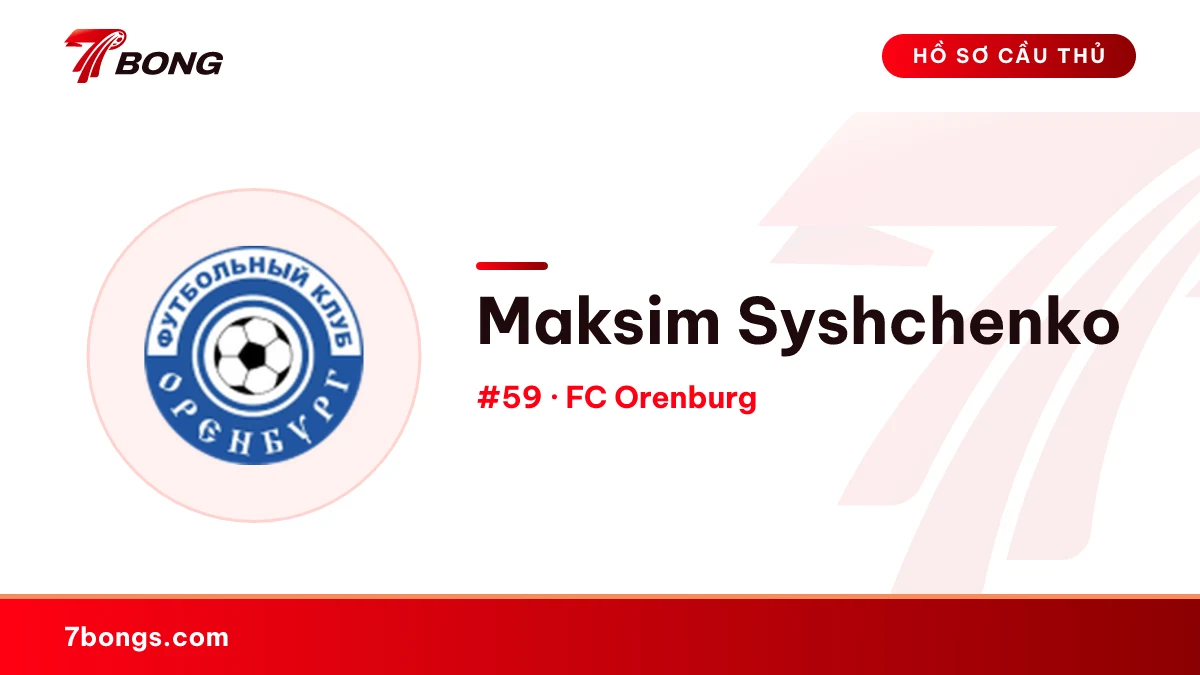 Maksim Syshchenko — FC Orenburg