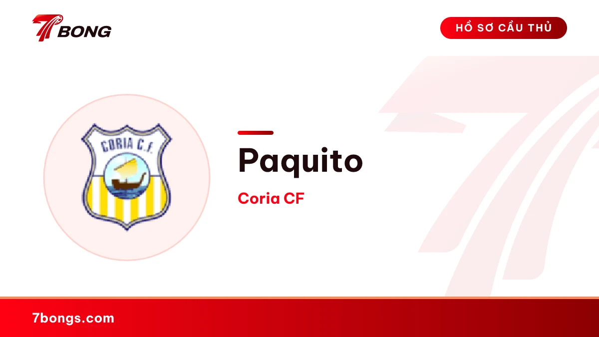 Paquito — Coria CF