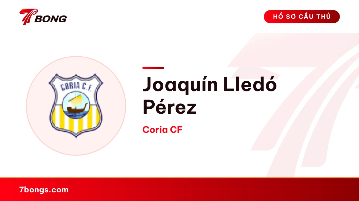 Joaquín Lledó Pérez — Coria CF