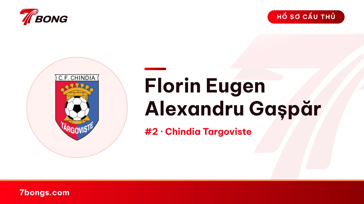 Florin Eugen Alexandru Gașpăr — Chindia Targoviste