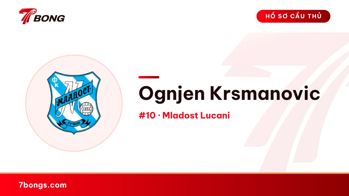 Ognjen Krsmanovic — Mladost Lucani