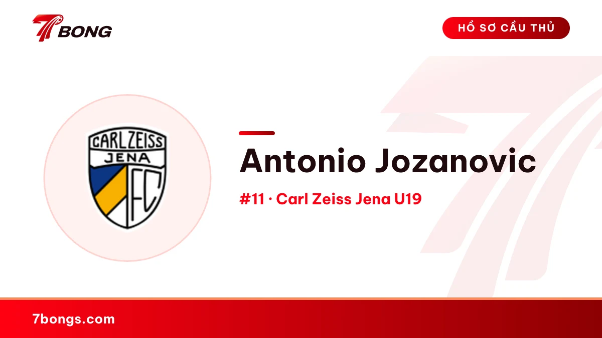 Antonio Jozanovic — Carl Zeiss Jena U19