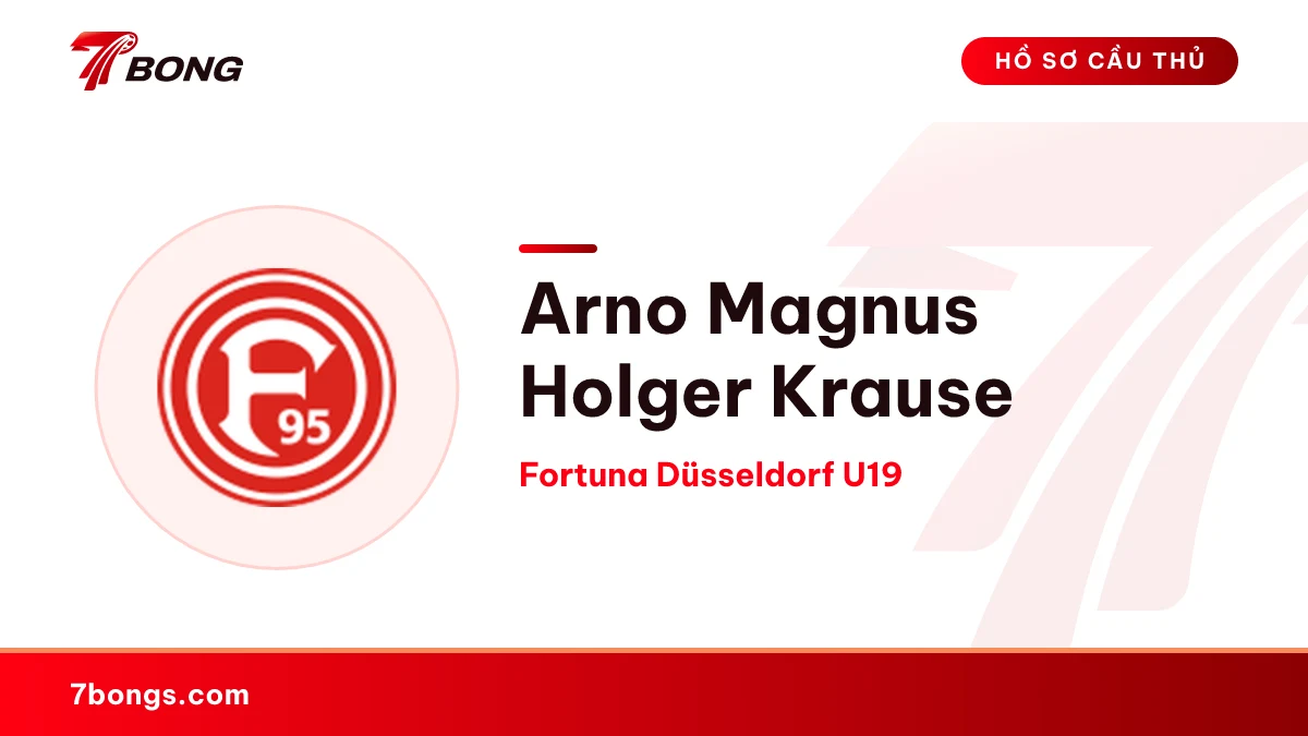 Arno Magnus Holger Krause — Fortuna Düsseldorf U19