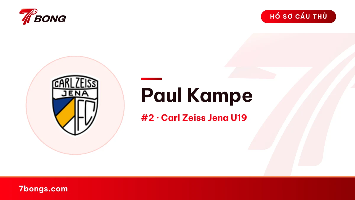 Paul Kampe — Carl Zeiss Jena U19
