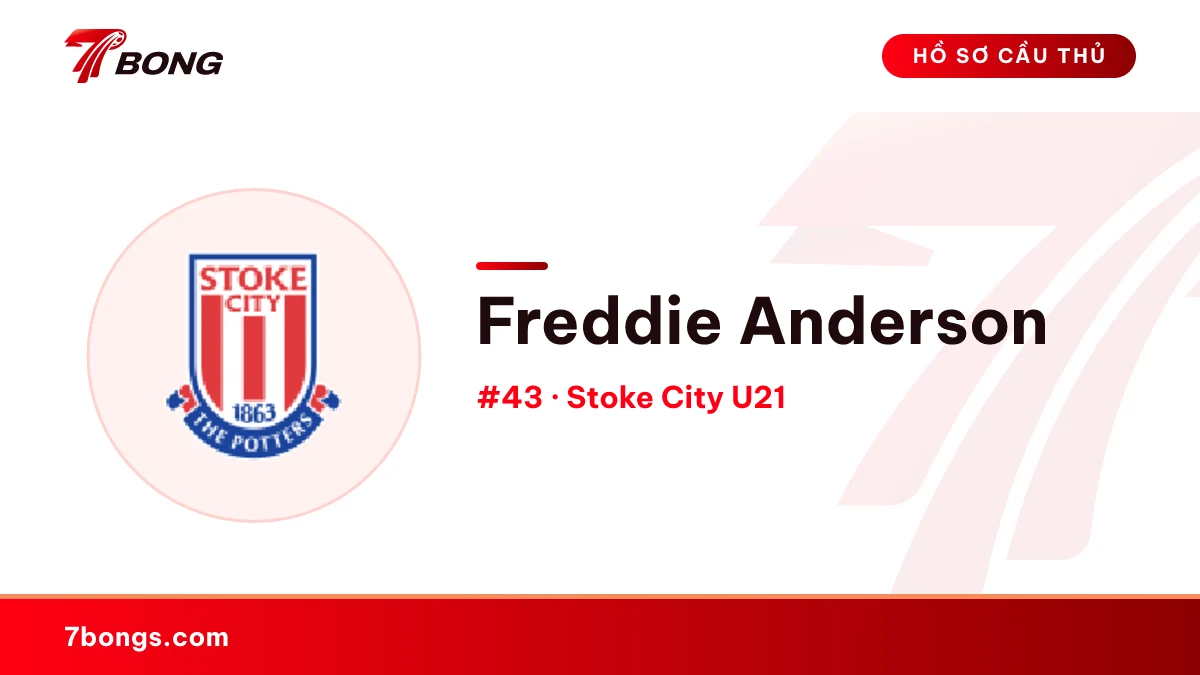 Freddie Anderson — Stoke City U21