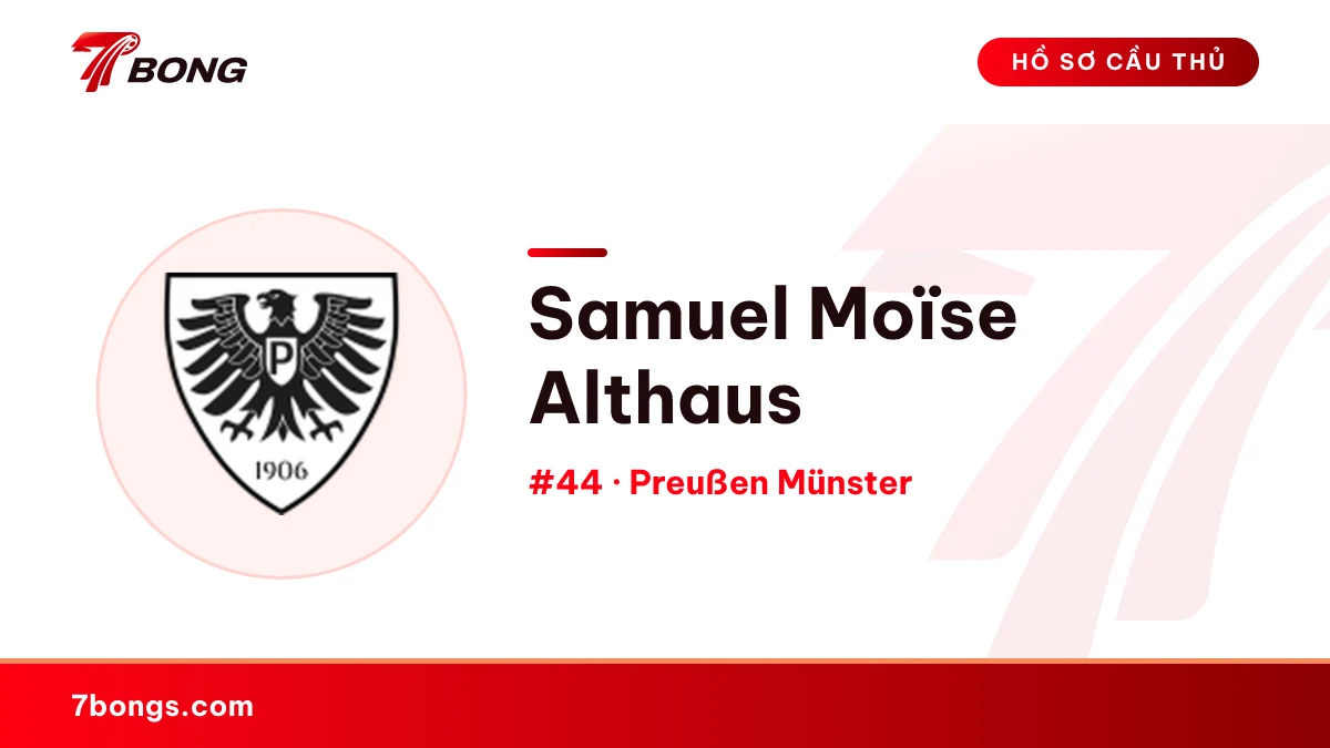 Samuel Moïse Althaus — Preußen Münster