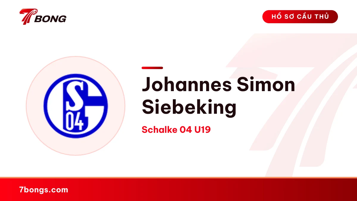 Johannes Simon Siebeking — Schalke 04 U19
