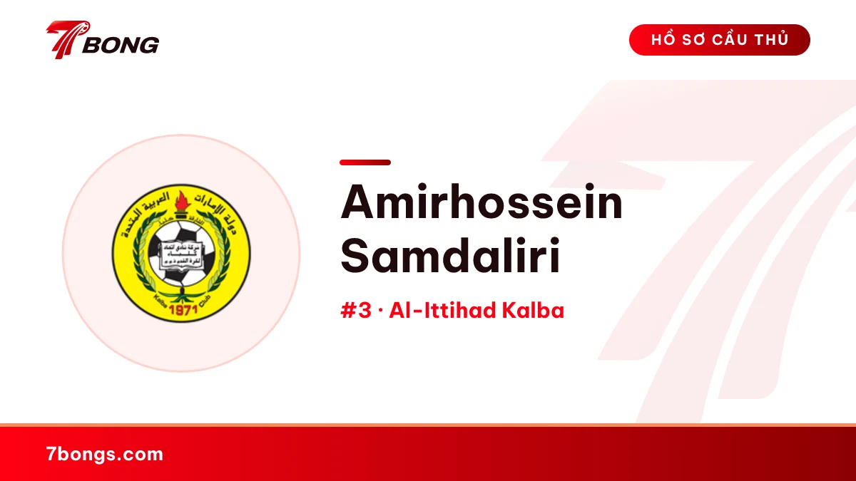 Amirhossein Samdaliri — Al-Ittihad Kalba