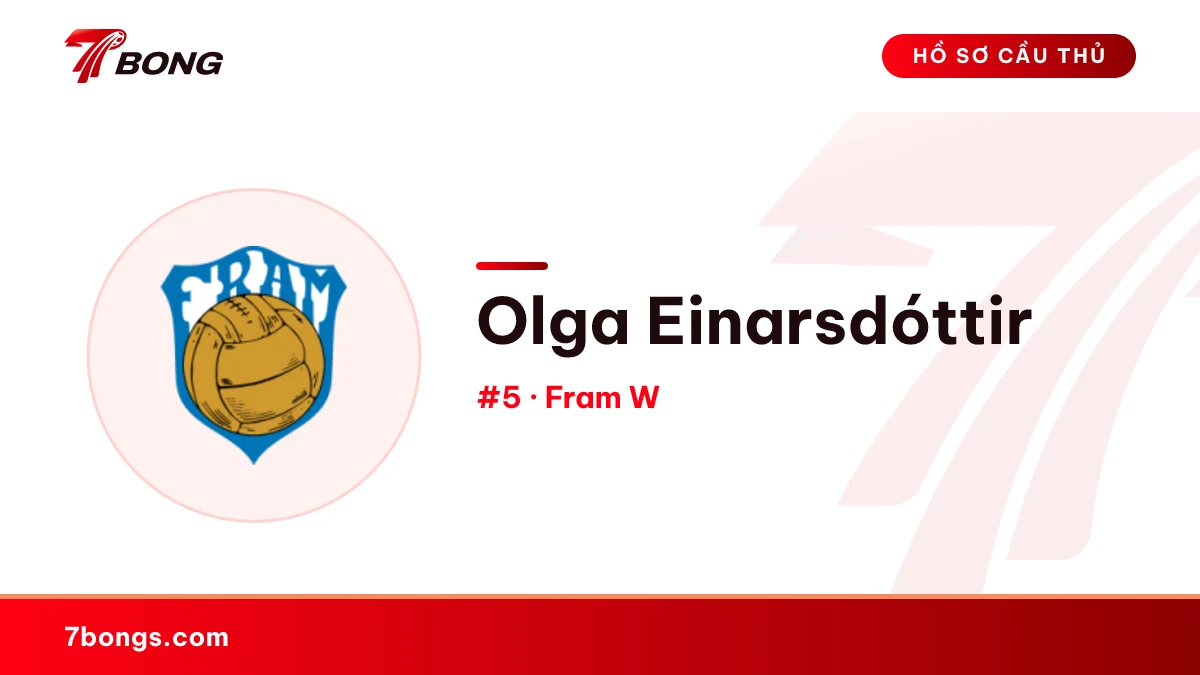 Olga Einarsdóttir — Fram W