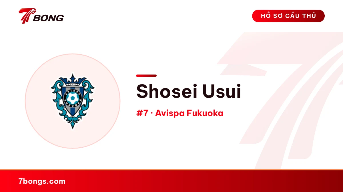 Shosei Usui — Avispa Fukuoka
