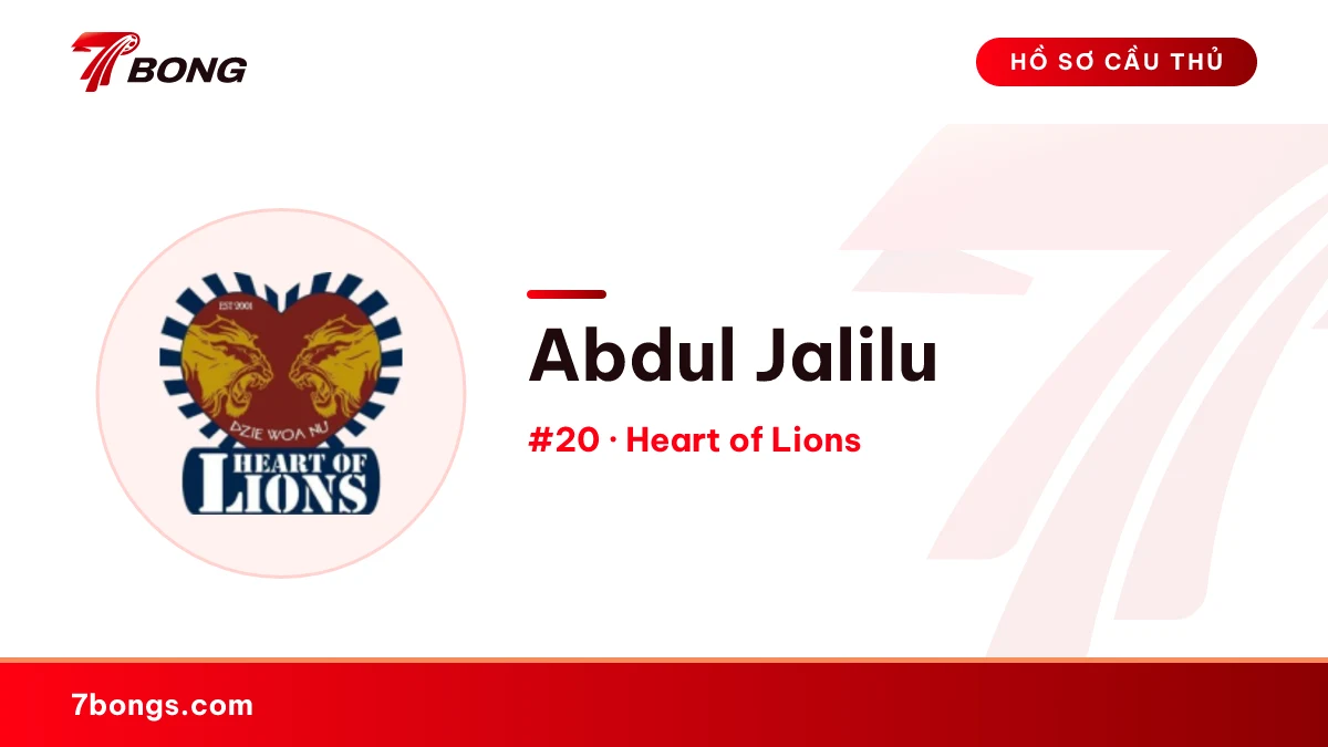 Abdul Jalilu — Heart of Lions