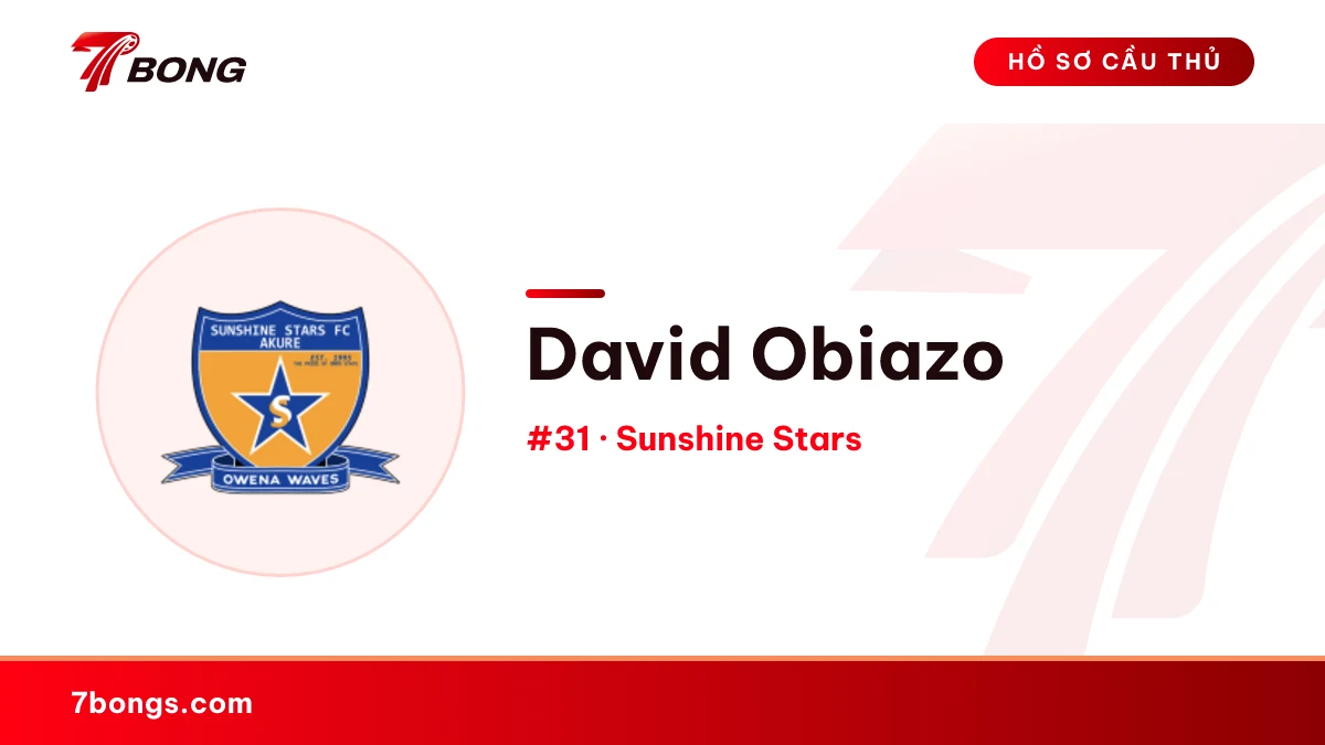 David Obiazo — Sunshine Stars