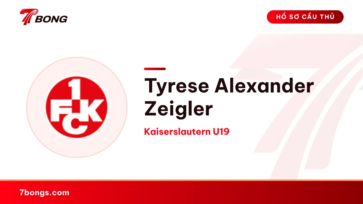 Tyrese Alexander Zeigler — Kaiserslautern U19