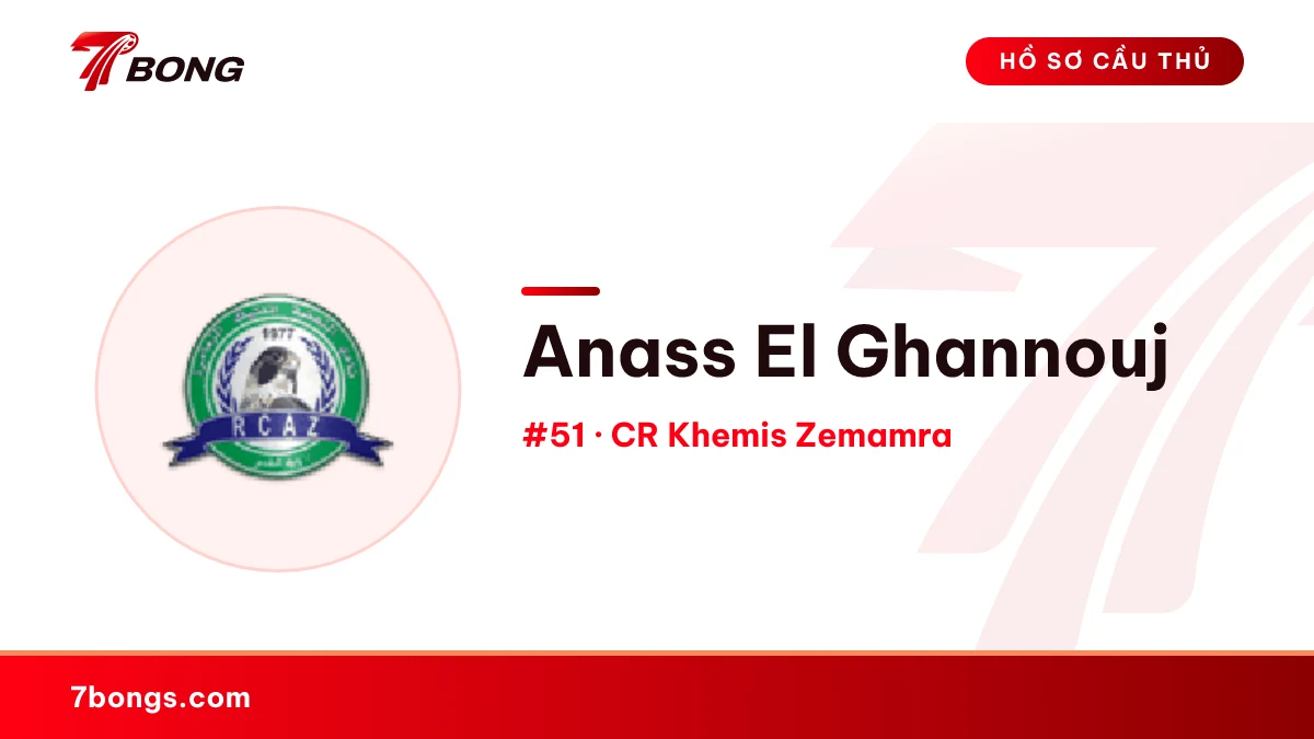 Anass El Ghannouj — CR Khemis Zemamra