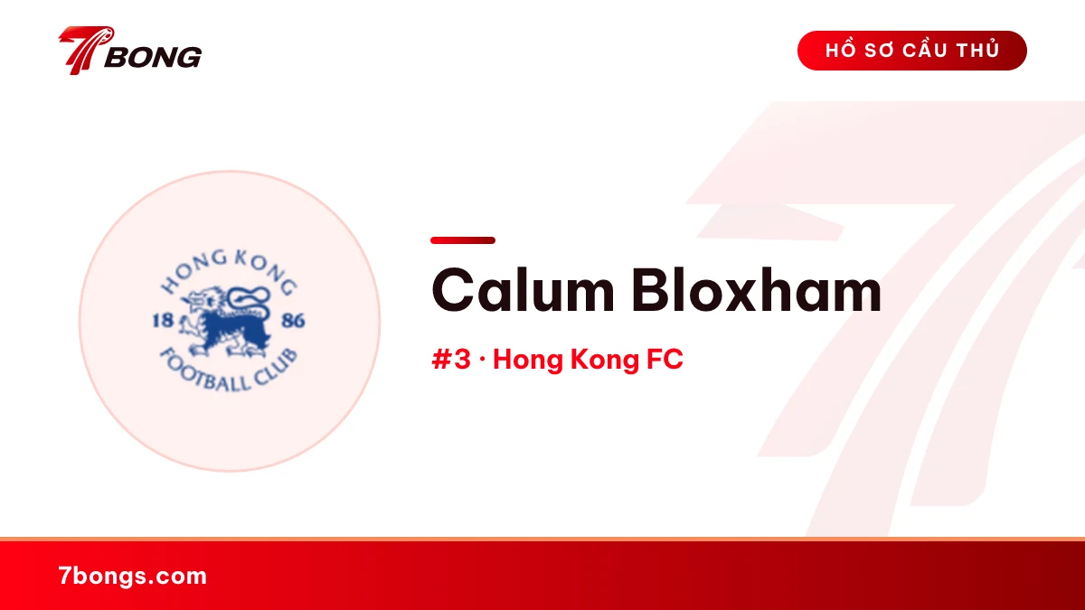 Calum Bloxham — Hong Kong FC