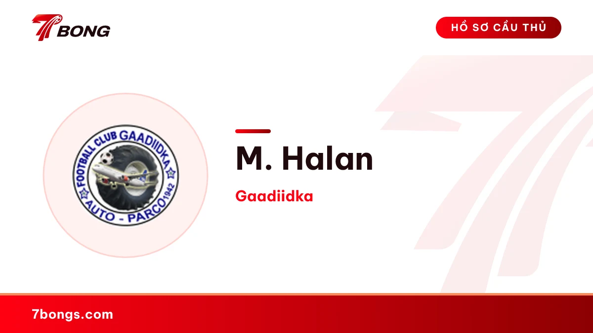 M. Halan — Gaadiidka