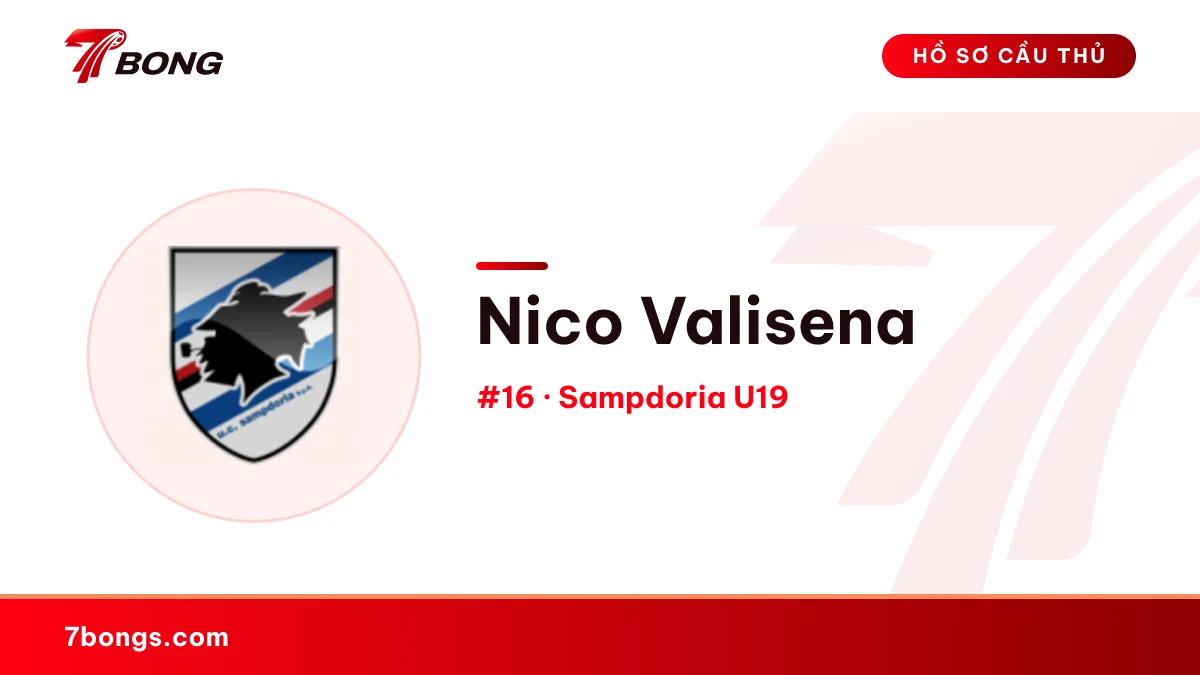 Nico Valisena — Sampdoria U19