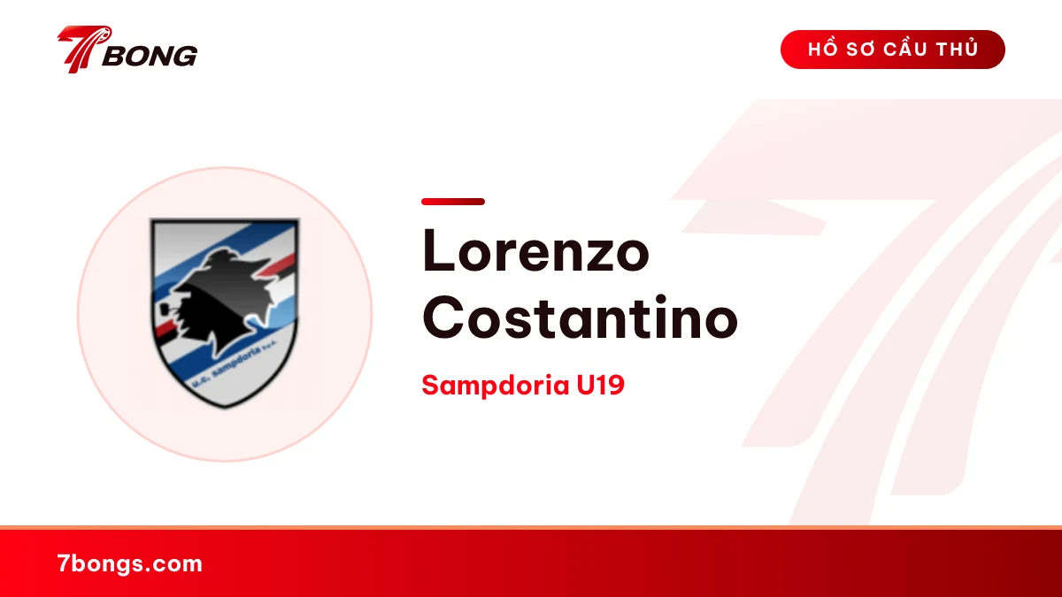 Lorenzo Costantino — Sampdoria U19