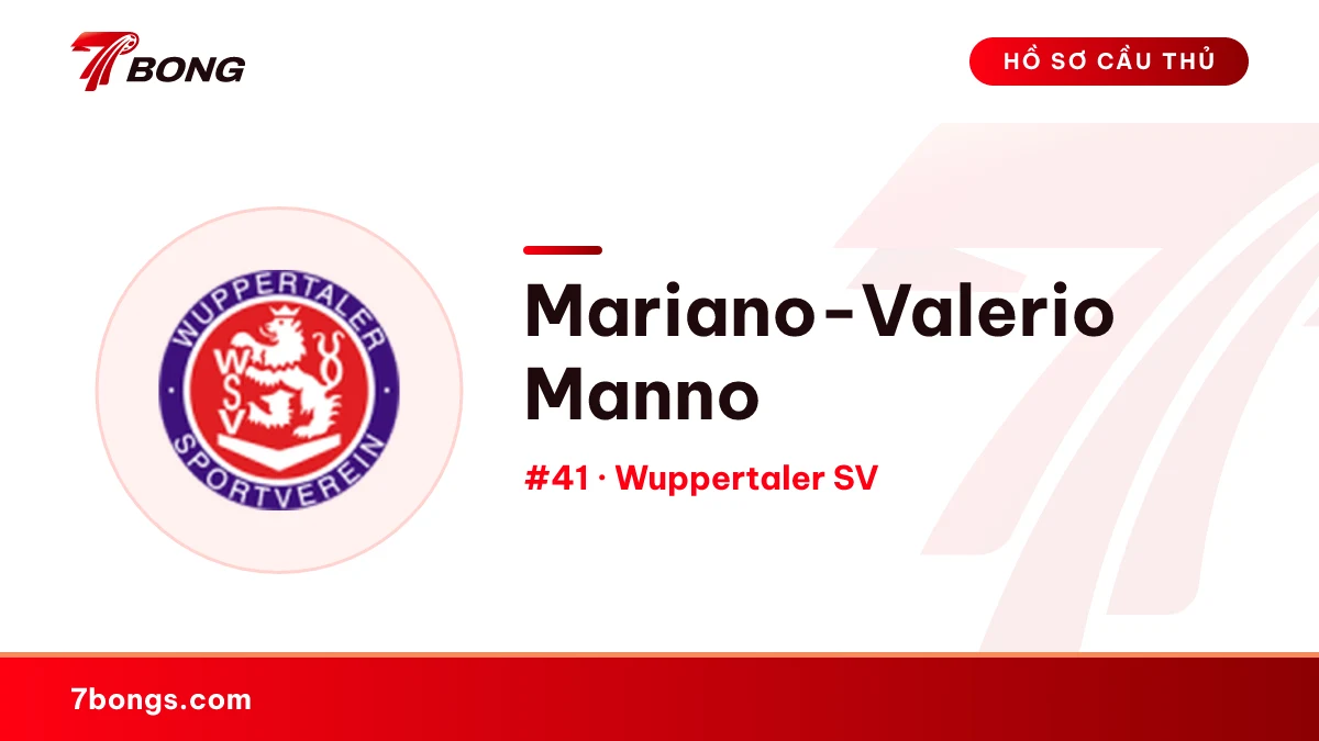 Mariano-Valerio Manno — Wuppertaler SV