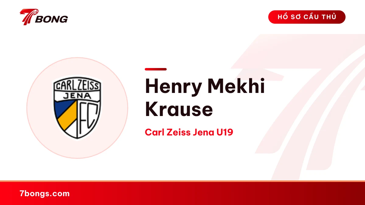 Henry Mekhi Krause — Carl Zeiss Jena U19