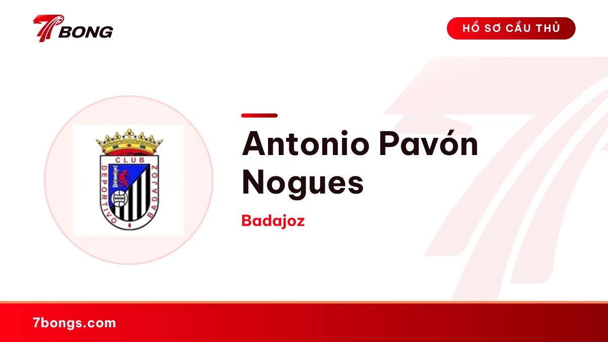 Antonio Pavón Nogues — Badajoz