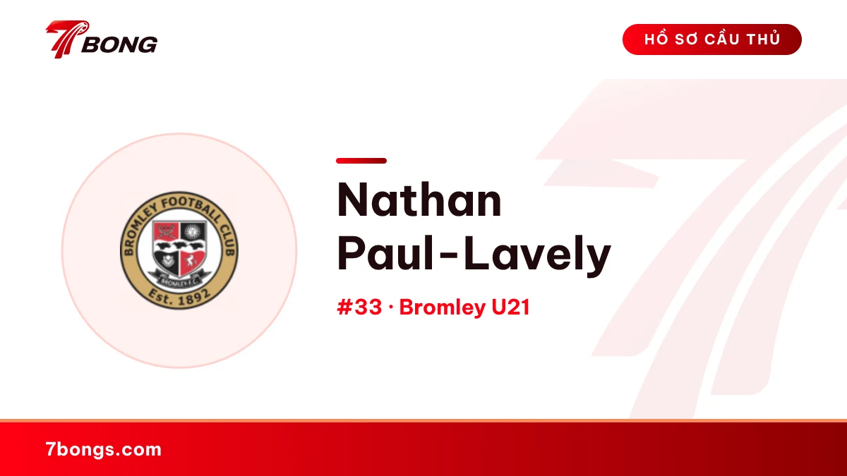 Nathan Paul-Lavely — Bromley U21