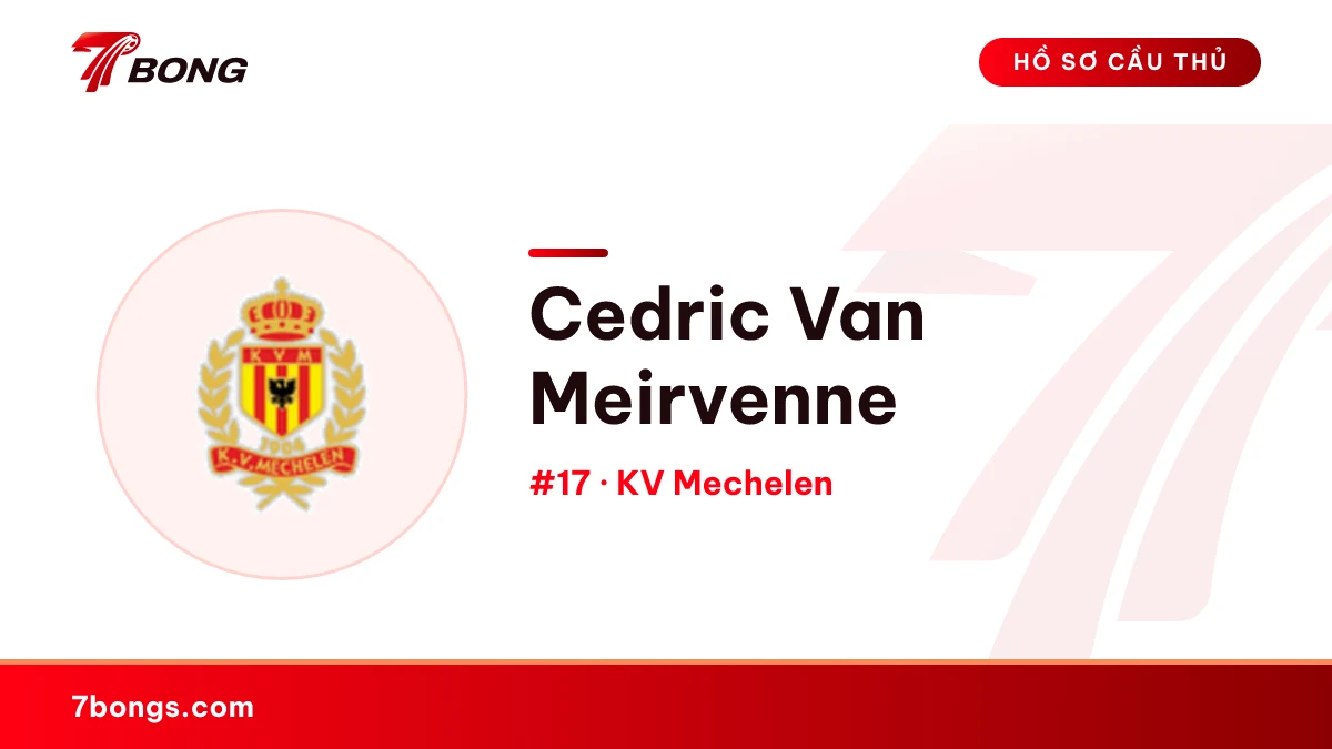 Cedric Van Meirvenne — KV Mechelen