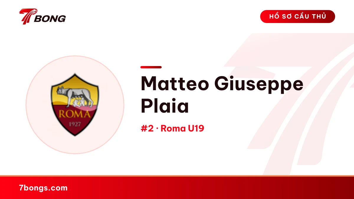 Matteo Giuseppe Plaia — Roma U19