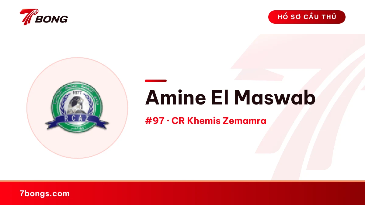 Amine El Maswab — CR Khemis Zemamra