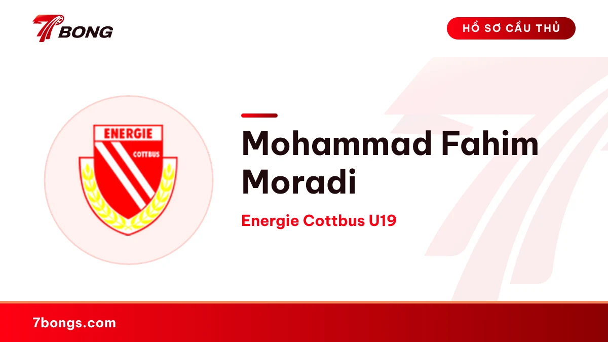 Mohammad Fahim Moradi — Energie Cottbus U19