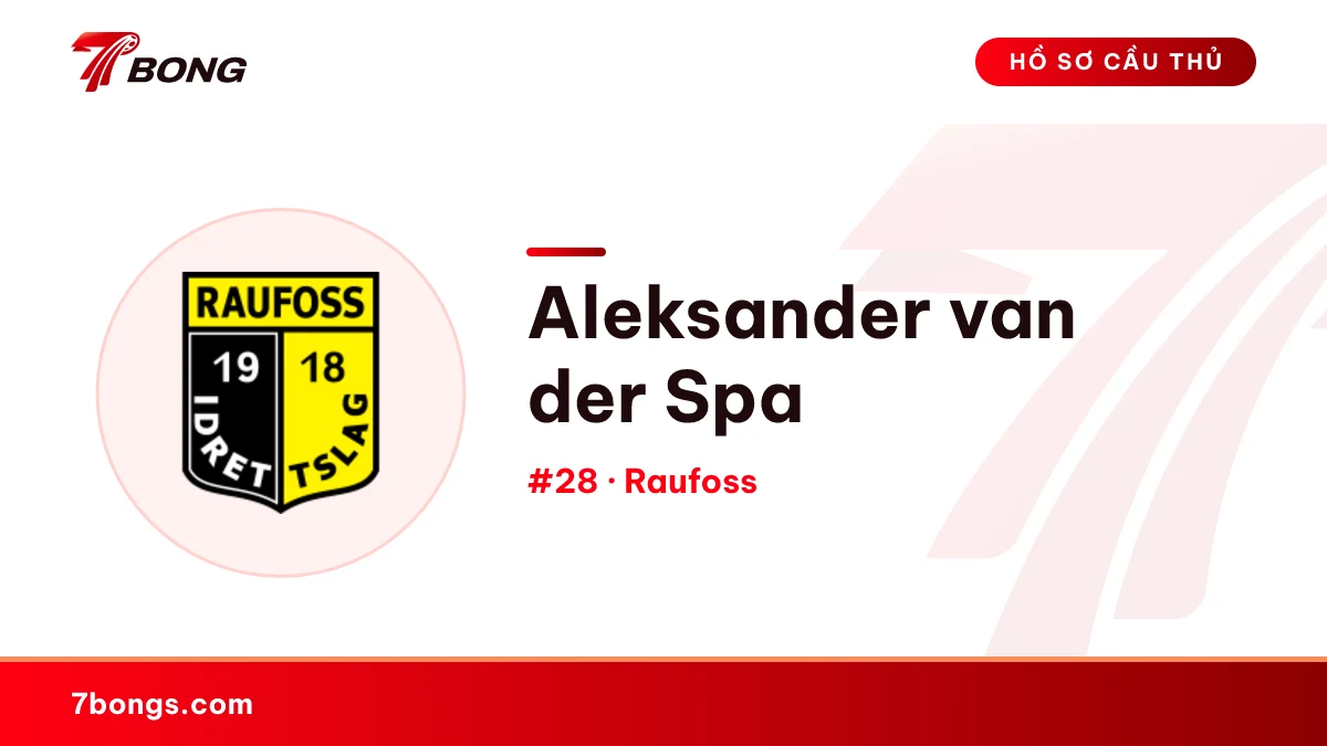 Aleksander van der Spa — Raufoss